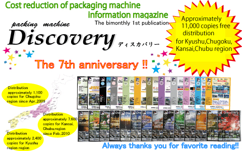 Discovery@Cost reduction of packaging machine information magazine
