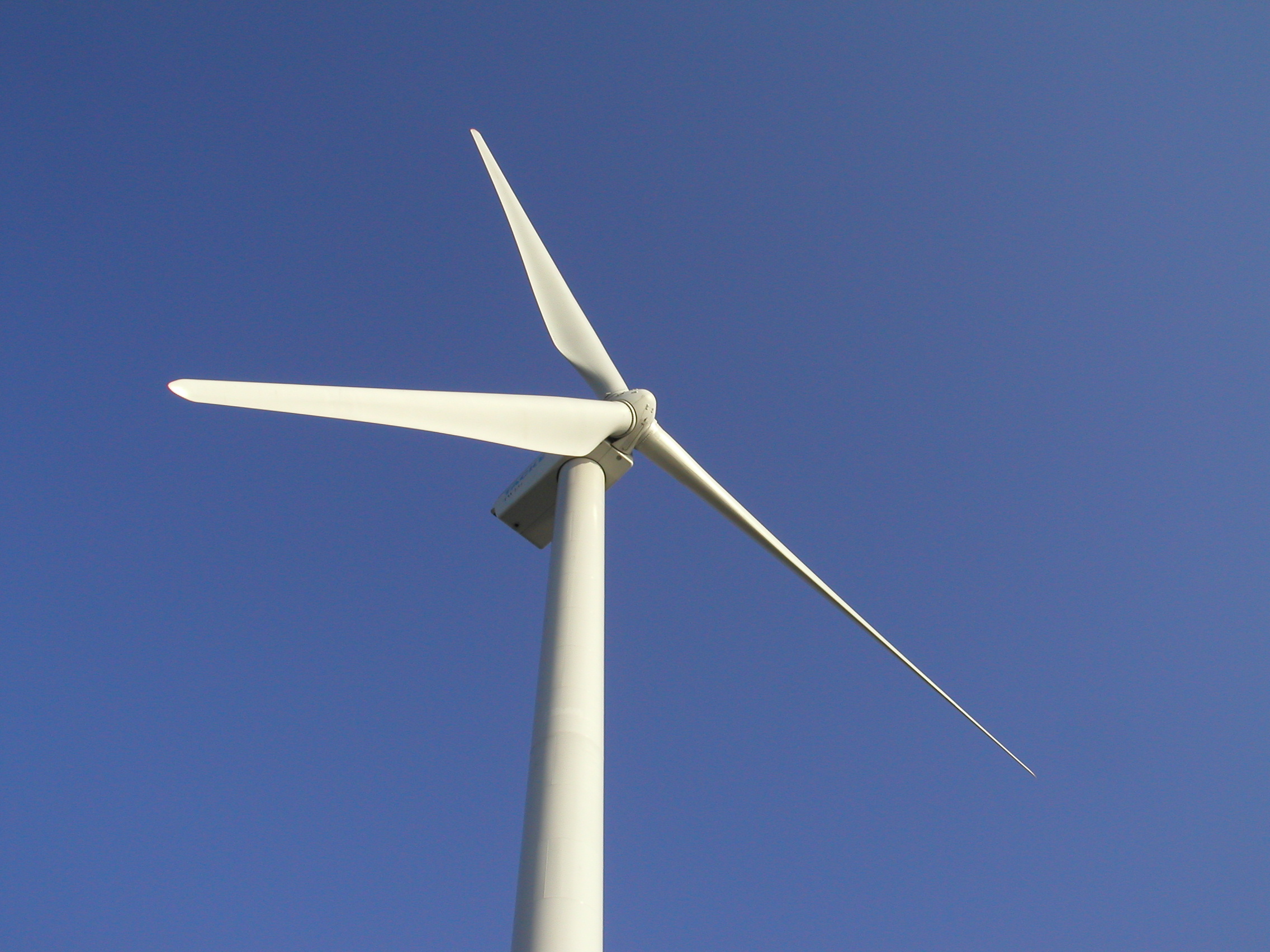 風力発電設備の翼とナセル